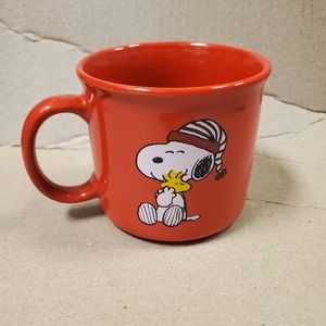 Modern Gourmed foods Snoopy red mug